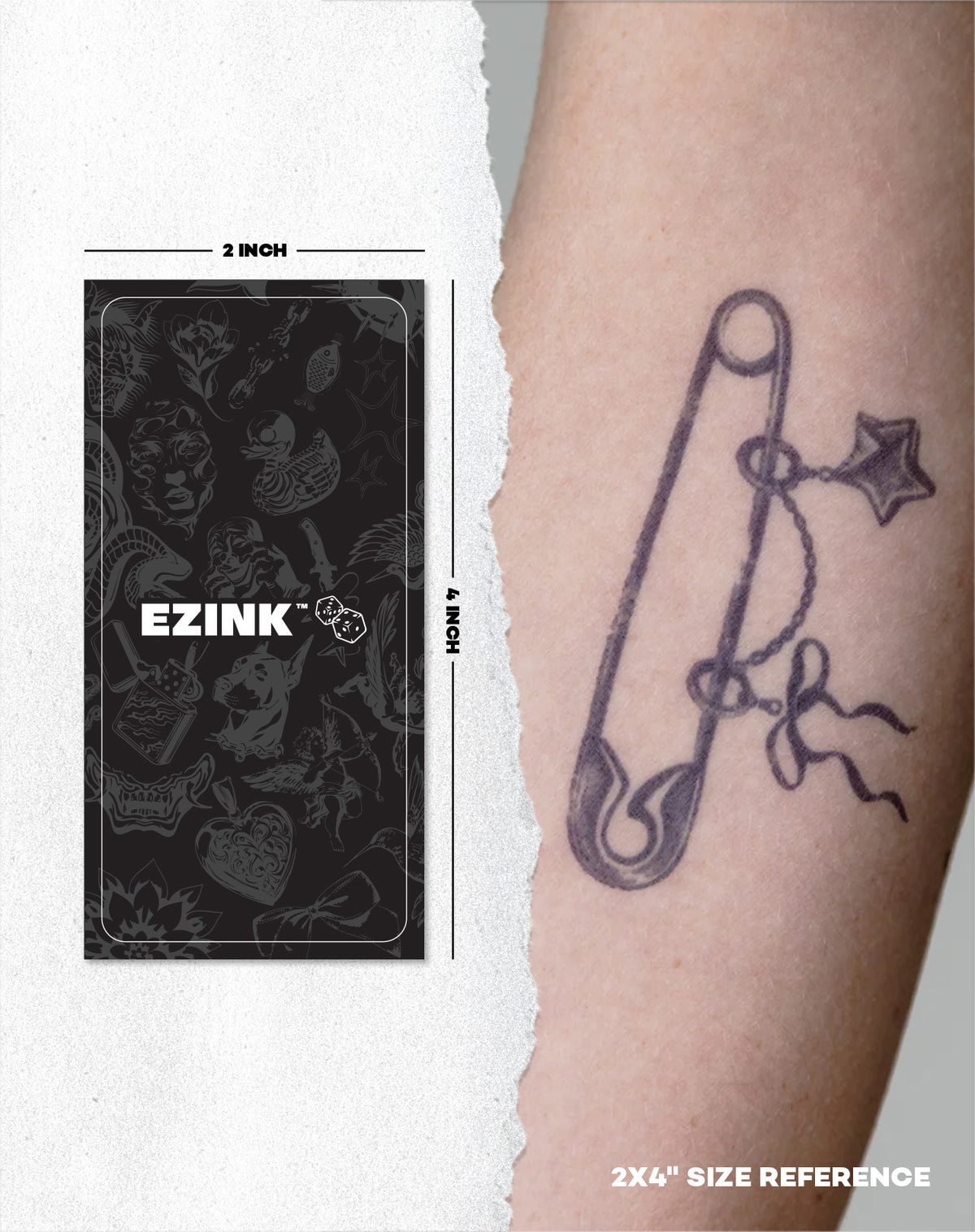 Custom Small Tattoo (2×4”)