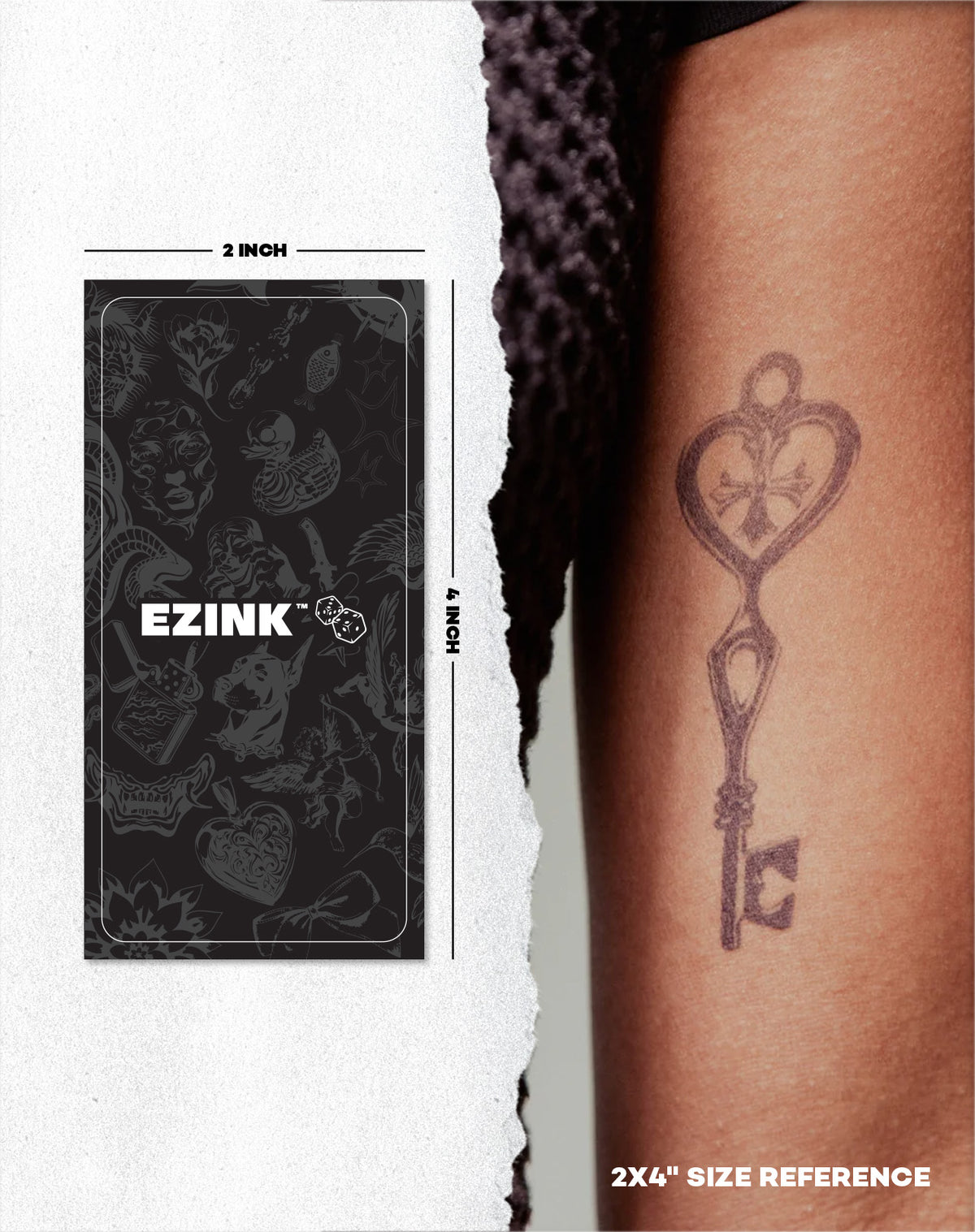 Custom Small Tattoo (2×4”)