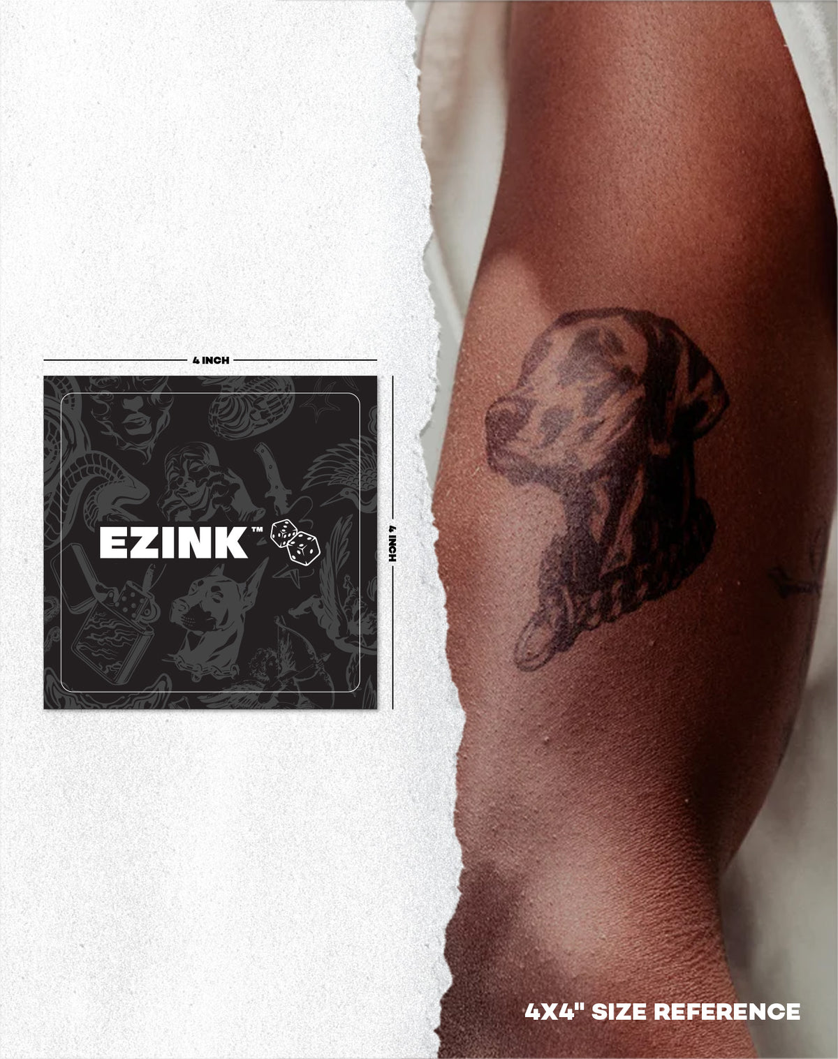 Custom Medium Tattoo (4×4”)