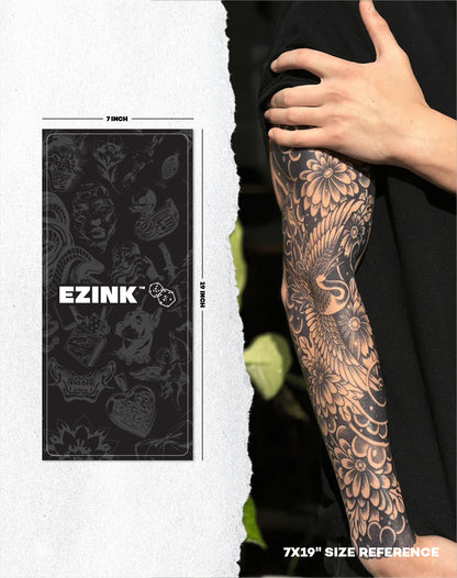 Custom Sleeve Tattoo (7×19”)