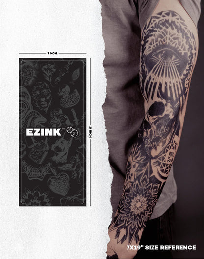 Custom Sleeve Tattoo (7×19”)