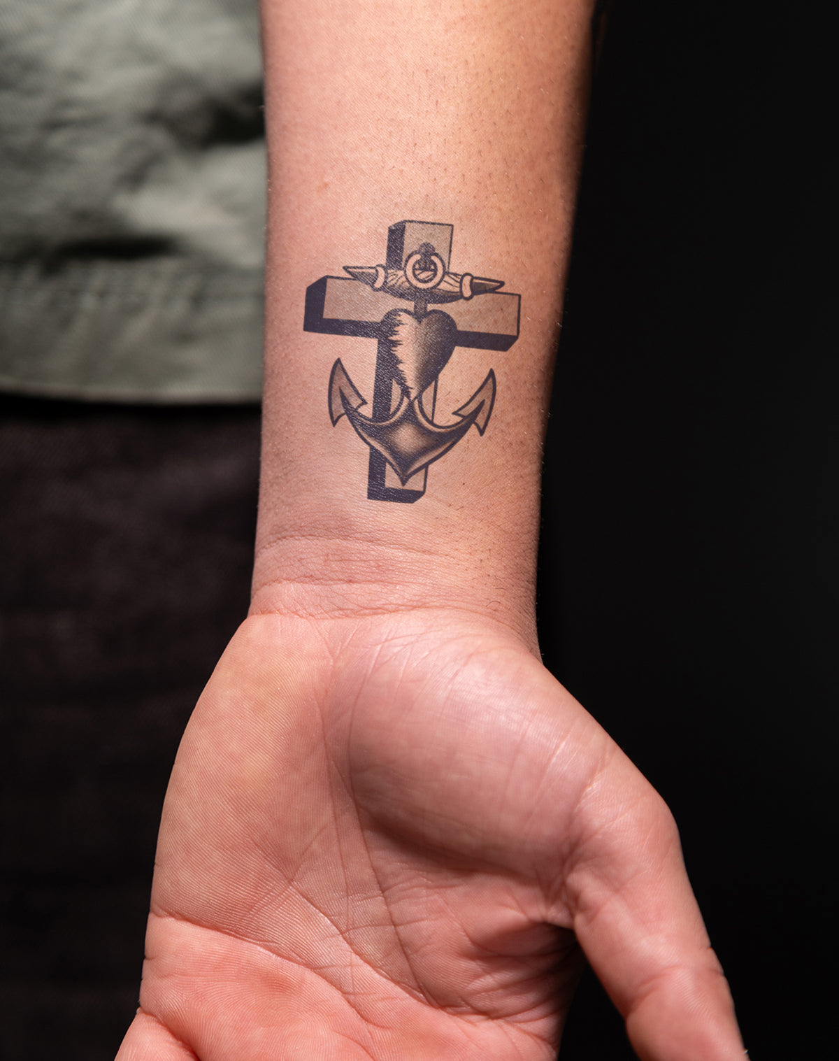Anchored Heart 2 Pcs