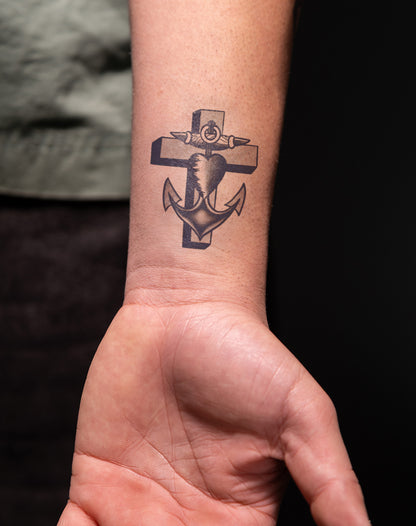 Anchored Heart 2 Pcs