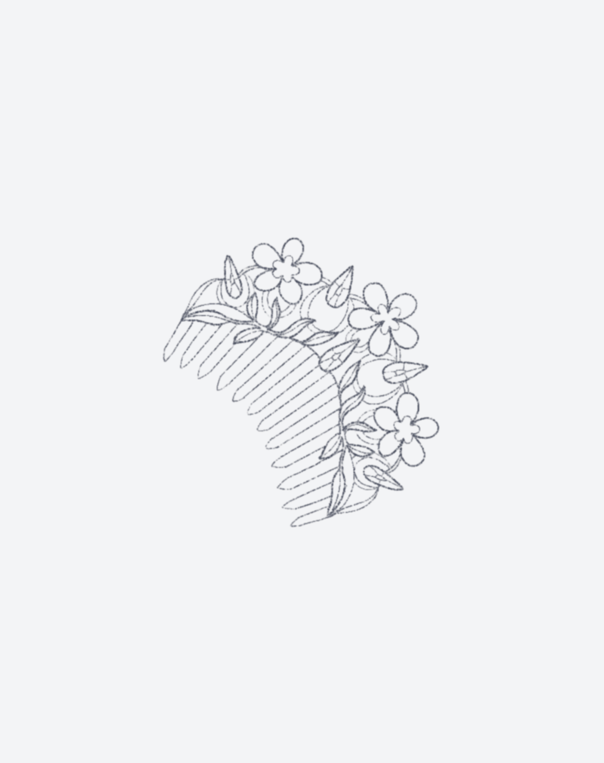 Blossom Comb 2 Pcs