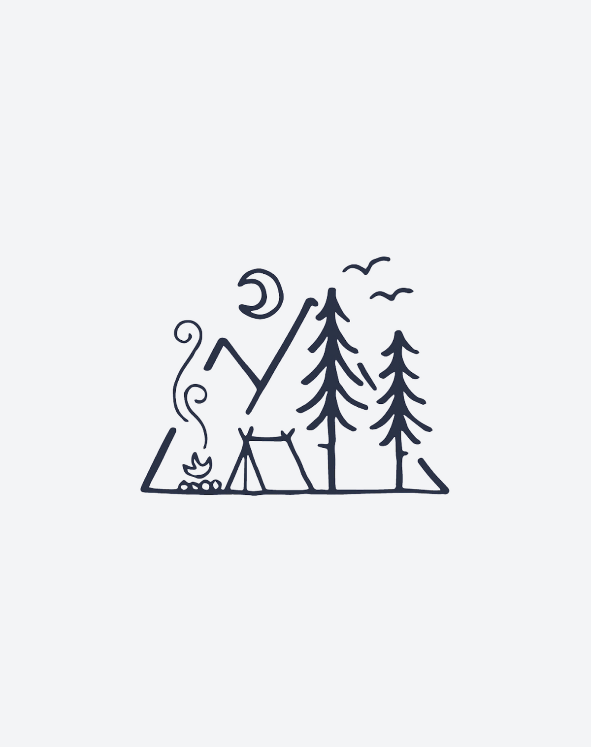 Camping Vibes 2 Pcs