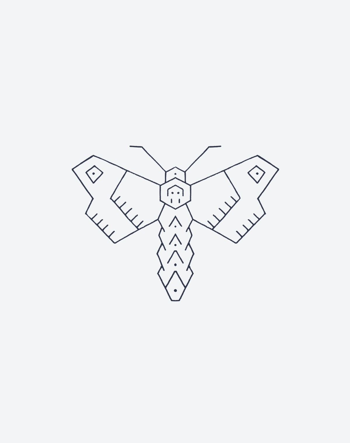 Death Moth 2 Pcs