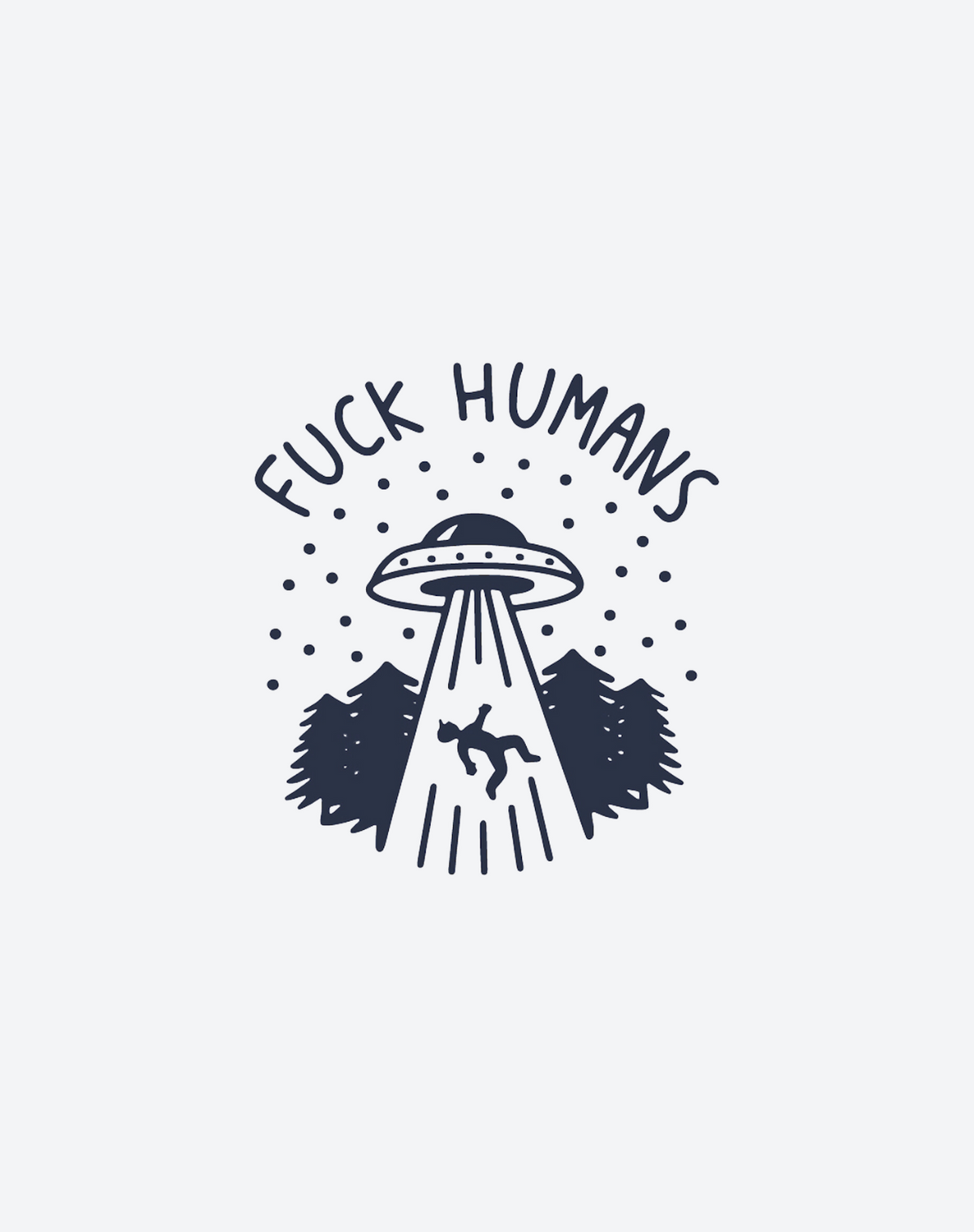 F*ck Humans 2 Pcs