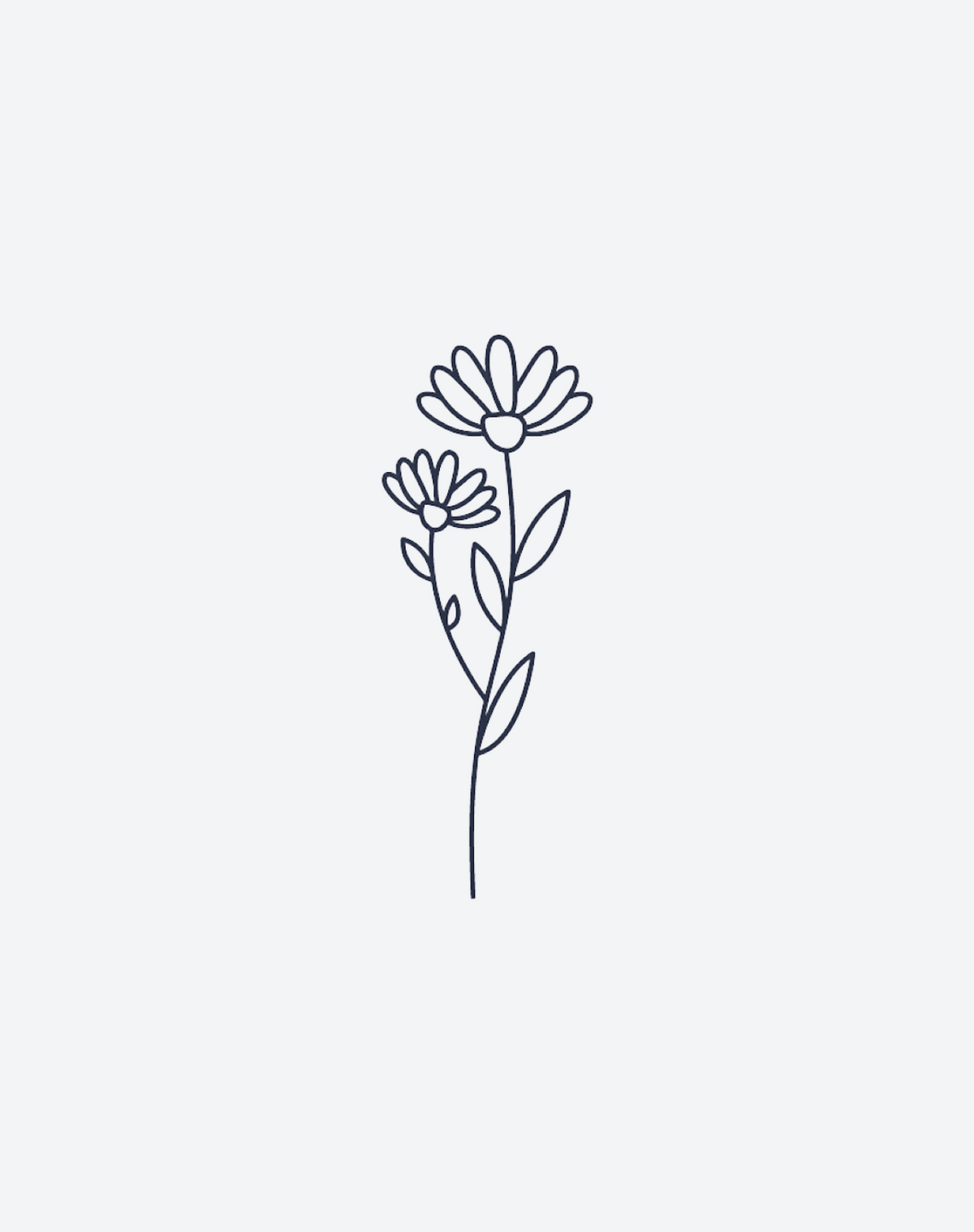 Fine Line Petals 2 Pcs