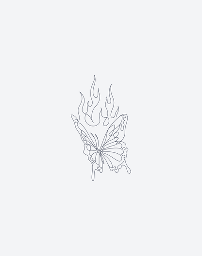 Flame Kissed Wings 2 Pcs