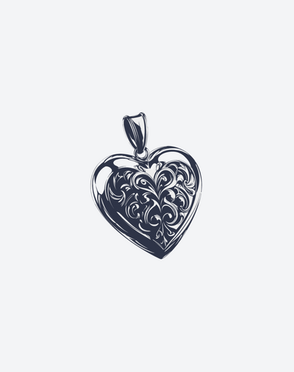 Heart Locket 2 Pcs