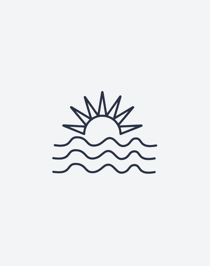 Ocean Sunset 2 Pcs