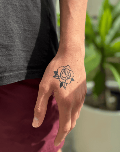 Old School Rose 2 Pcs