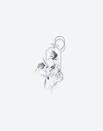 Ornate Fleur 2 Pcs