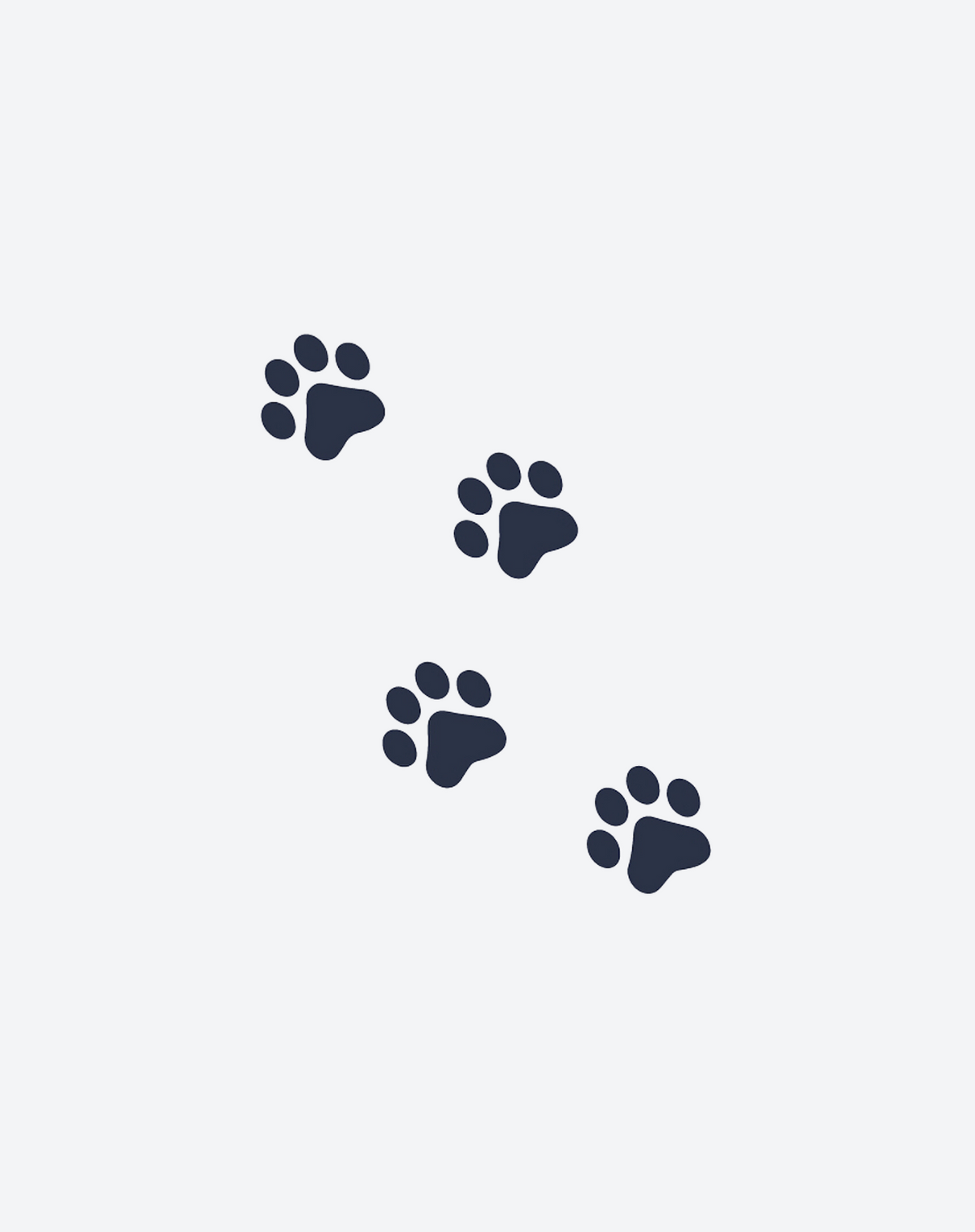 Paw Prints 2 Pcs