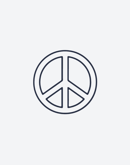 Peace 2 Pcs