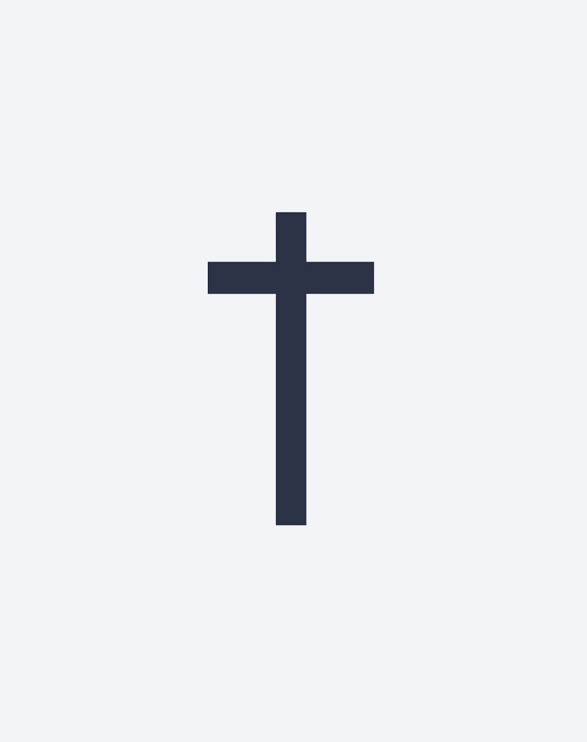 Plain Cross 2 Pcs