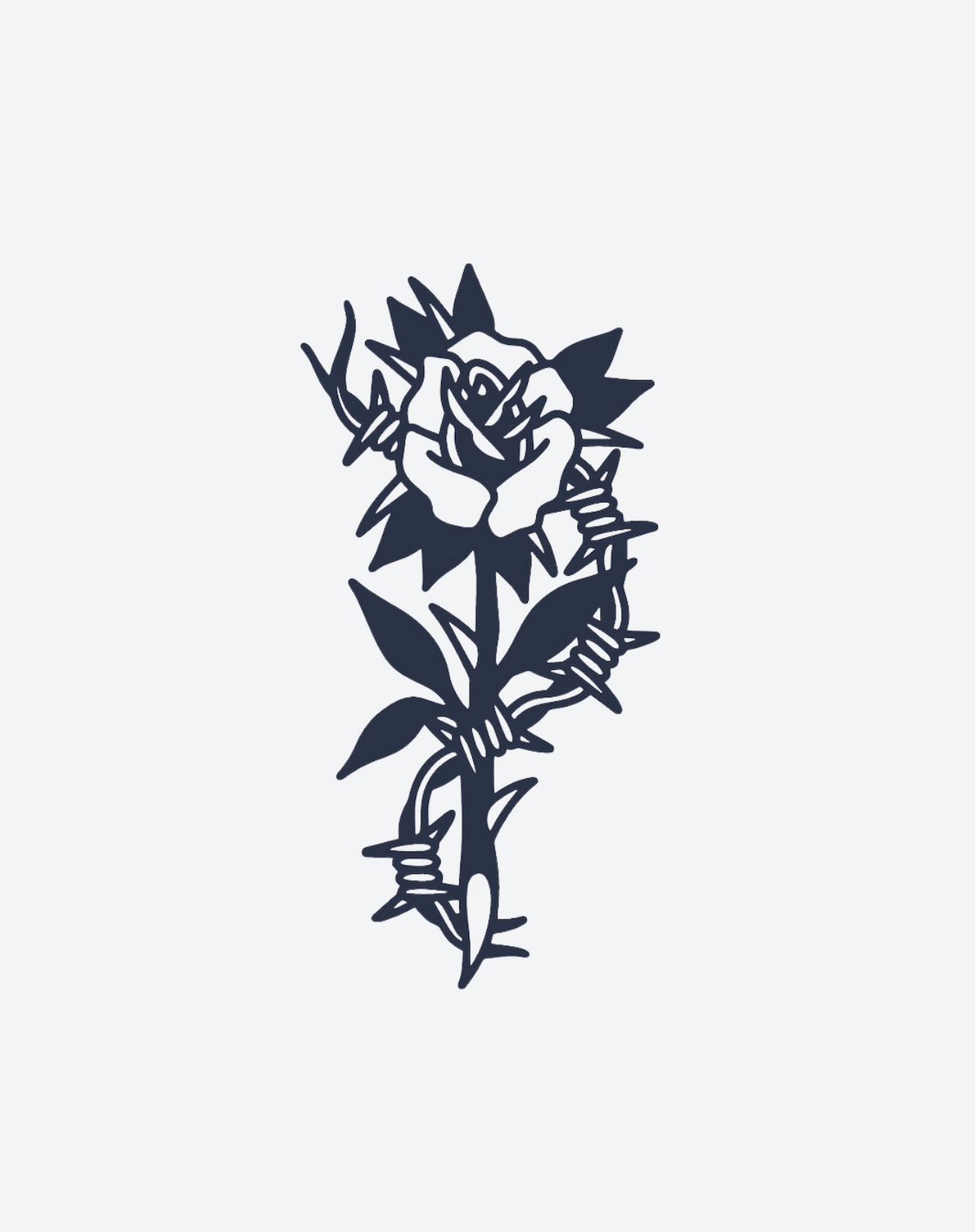 Prickled Rose 2 Pcs