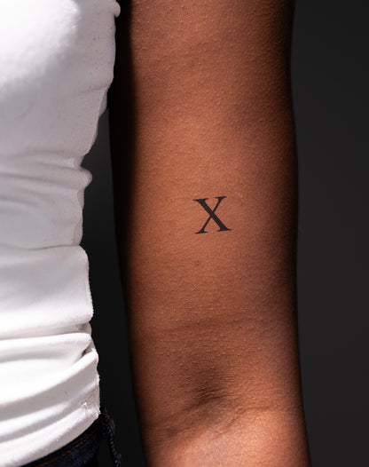 Roman Numeral: X 2 Pcs