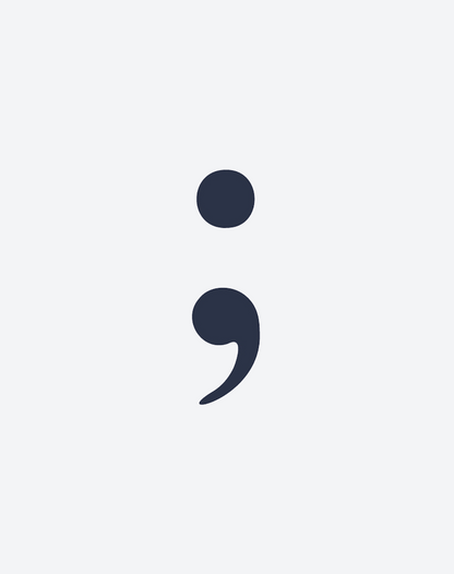 Semicolon 2 Pcs