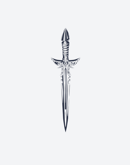 Serrated Sword 2 Pcs
