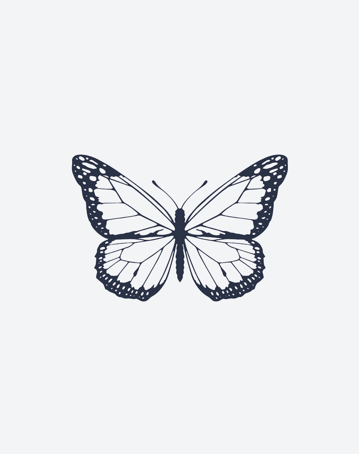 Simple Butterfly 2 Pcs