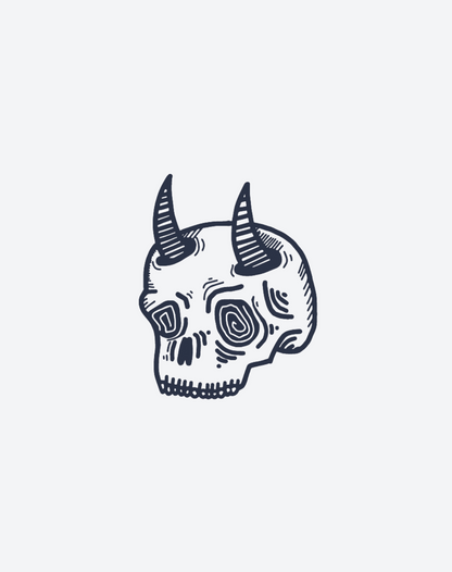 Trippy Skull 2 Pcs