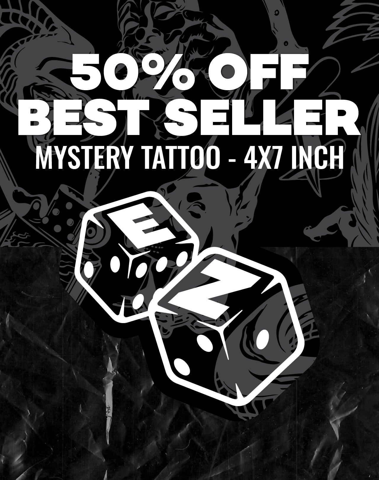 EZINK Mystery 4 by 7 inch best seller tattoo pack